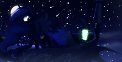 Size: 4900x2500 | Tagged: safe, artist:sparkiss-pony, princess luna, alicorn, pony, 3d, mmd, solo