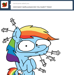 Size: 806x814 | Tagged: safe, rainbow dash, pegasus, pony, ask, rainbowdashsmailbag, solo, tumblr