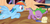 Size: 1920x920 | Tagged: safe, screencap, rainbow dash, spike, dragon, pegasus, pony, read it and weep, season 2, out of context, read it and sweep