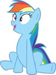 Size: 3000x3971 | Tagged: safe, artist:krustykunt, rainbow dash, pegasus, pony, sleepless in ponyville, simple background, solo, transparent background, vector