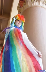 Size: 1296x2048 | Tagged: safe, artist:ladymella, rainbow dash, human, cosplay, irl, irl human, photo, solo