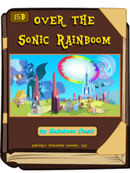 Size: 600x800 | Tagged: safe, rainbow dash, pegasus, pony, book, book cover, book cover meme, exploitable meme, meme, sonic rainboom, the wizard of oz