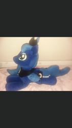 Size: 750x1334 | Tagged: safe, princess luna, pony, build-a-bear, custom, irl, photo, plushie, toy