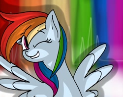 Size: 764x600 | Tagged: safe, artist:kitten56, rainbow dash, pegasus, pony, female, mare, simple background, solo