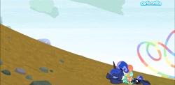 Size: 2220x1080 | Tagged: safe, screencap, princess luna, alicorn, pony, between dark and dawn, exhausted