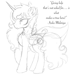 Size: 3000x3000 | Tagged: safe, artist:darkest-lunar-flower, princess luna, alicorn, pony, female, horn, mare, my hero academia