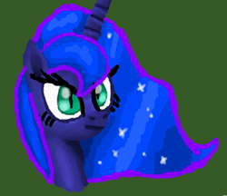 Size: 1024x885 | Tagged: safe, artist:platinumdrop, princess luna, alicorn, pony, bust, digital painting, portrait, solo