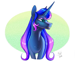 Size: 2000x1680 | Tagged: safe, artist:eeviart, princess luna, alicorn, pony, female, mare, signature, solo