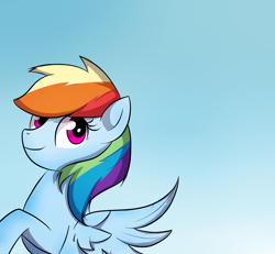 Size: 1024x948 | Tagged: safe, artist:smartangel11, rainbow dash, pegasus, pony, female, mare, simple background, solo