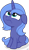 Size: 1500x2613 | Tagged: safe, artist:arifproject, princess luna, alicorn, pony, going to seed, female, filly, frown, looking up, sad, sadorable, simple background, sitting, solo, transparent background, vector, woona, younger