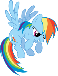 Size: 612x800 | Tagged: safe, artist:scrimpeh, rainbow dash, pegasus, pony, female, mare, simple background, solo, svg, transparent background, vector