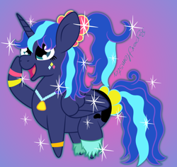 Size: 1568x1479 | Tagged: safe, artist:puperhamster, princess luna, alicorn, pony, between dark and dawn, scene interpretation, simple background