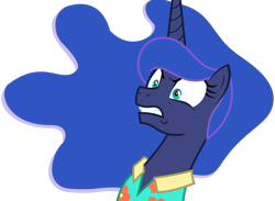 Size: 4606x3375 | Tagged: safe, artist:sketchmcreations, princess luna, alicorn, pony, between dark and dawn, angry, clothes, female, shirt, simple background, transparent background, vector