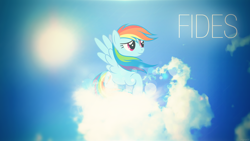 Size: 1920x1080 | Tagged: safe, artist:mtgman96, rainbow dash, pegasus, pony, female, mare, simple background, solo