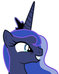 Size: 8000x10000 | Tagged: safe, artist:sunshi, princess luna, alicorn, pony, between dark and dawn, absurd resolution, cute, female, lunabetes, mare, simple background, smiling, solo, transparent background, vector