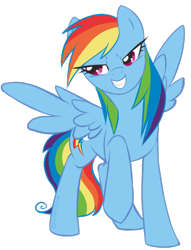 Size: 420x550 | Tagged: safe, artist:iemeiisaur, rainbow dash, pegasus, pony, female, mare, simple background, solo, transparent background