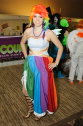 Size: 2848x4288 | Tagged: safe, rainbow dash, human, cosplay, irl, irl human, photo