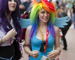 Size: 4308x3456 | Tagged: safe, rainbow dash, human, cosplay, irl, irl human, photo