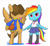 Size: 911x845 | Tagged: safe, artist:g, hoops, rainbow dash, pegasus, pony, semi-anthro, basketball, clothes, female, jacket, lollipop, male, pixiv, rainhoops, school uniform, shipping, straight