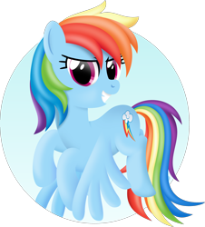 Size: 3000x3318 | Tagged: safe, artist:mahaugher, derpibooru import, rainbow dash, pegasus, pony, female, mare, simple background, solo, transparent background