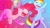 Size: 960x540 | Tagged: safe, artist:cmaggot, derpibooru import, derpy hooves, pinkie pie, rainbow dash, earth pony, pegasus, pony, creepy, female, mare, simple background