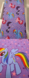 Size: 1280x3415 | Tagged: safe, derpibooru import, part of a set, pinkie pie, rainbow dash, twilight sparkle, fabric, irl, jo-ann's fabrics, merchandise, photo