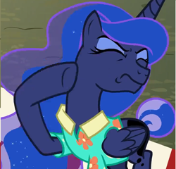 Size: 784x754 | Tagged: safe, screencap, princess luna, alicorn, pony, between dark and dawn, cropped, solo