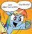 Size: 334x366 | Tagged: safe, rainbow dash, pegasus, pony, card, digimon, digimon tamers, meme, two words meme