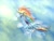 Size: 1024x768 | Tagged: safe, artist:shinkuma, rainbow dash, pegasus, pony, detailed background, female, mare, solo