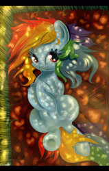 Size: 1024x1615 | Tagged: safe, artist:carligercarl, rainbow dash, pegasus, pony, blanket, cute, dappled sunlight, dashabetes, flower, flower in hair, loose hair, on back, picnic, shade, solo