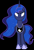 Size: 736x1088 | Tagged: safe, princess luna, alicorn, pony, female, horn, mare, possessed