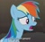 Size: 928x881 | Tagged: safe, derpibooru import, screencap, rainbow dash, pegasus, pony, testing testing 1-2-3, descriptive noise, meme