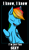 Size: 720x1224 | Tagged: safe, artist:lowfire3, edit, rainbow dash, pegasus, pony, blue coat, female, mare, multicolored mane, solo