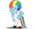 Size: 2742x2322 | Tagged: safe, artist:zacatron94, derpibooru import, rainbow dash, pegasus, pony, 70s, afro, disco, disco dance, disco rd, female, mare, pun, rainbow dash always dresses in style, shutter shades, simple background, solo, stealth pun, transparent background, vector, visual pun