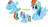 Size: 1112x608 | Tagged: safe, rainbow dash, pegasus, pony, 444, blue coat, female, happy, mare, multicolored mane, solo, tag census