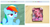 Size: 520x284 | Tagged: safe, derpibooru import, pinkie pie, rainbow dash, earth pony, pegasus, pony, derpibooru, image macro, juxtaposition, knock offs, meme, meta