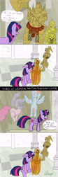 Size: 2400x7200 | Tagged: safe, artist:php73, derpibooru import, pinkie pie, rainbow dash, twilight sparkle, twilight sparkle (alicorn), alicorn, earth pony, pegasus, pony, bonfire, comic, crossover, dark souls, dragon slayer ornstein, executioner smough, female, lady of the darkling, mare, twilight is not amused, unamused