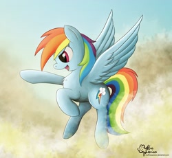 Size: 2308x2120 | Tagged: safe, artist:muffinexplosion, rainbow dash, pegasus, pony, female, mare, simple background, solo