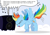 Size: 800x565 | Tagged: safe, artist:bcrich40, edit, rainbow dash, pegasus, pony, crush 40, dancing, lyrics, music, solo, speakers