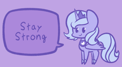 Size: 1000x548 | Tagged: safe, artist:typhwosion, princess luna, alicorn, pony, female, filly, positive ponies, solo, woona, younger