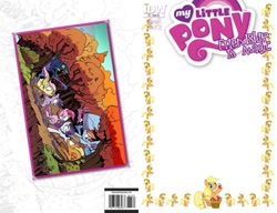 Size: 900x692 | Tagged: safe, derpibooru import, idw, applejack, fluttershy, pinkie pie, rainbow dash, rarity, twilight sparkle, earth pony, pegasus, pony, unicorn, comic, cover, draw your own cover, official, official comic