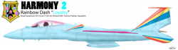 Size: 1800x514 | Tagged: safe, artist:pak-faace1234, color edit, rainbow dash, ace combat, barely pony related, f-15s+, pony coloring