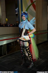 Size: 3456x5184 | Tagged: safe, artist:kaboomcosplay, rainbow dash, human, clothes, convention, corset, cosplay, irl, irl human, photo, solo, steampunk, youmacon, youmacon 2012