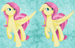 Size: 875x562 | Tagged: safe, artist:dusthiel, fluttershy, pegasus, pony, female, lineless, mare, solo