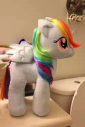 Size: 1280x1920 | Tagged: safe, rainbow dash, build-a-bear, custom, irl, photo, plushie