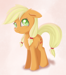 Size: 1024x1167 | Tagged: safe, artist:dusthiel, applejack, earth pony, pony, where the apple lies, liar face, liarjack, scrunchy face, solo, teenage applejack