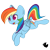 Size: 2000x2000 | Tagged: safe, artist:plnki, derpibooru import, rainbow dash, pegasus, pony, female, mare, open mouth, simple background, solo, transparent background