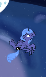 Size: 1080x1786 | Tagged: safe, artist:bbluna, princess luna, alicorn, pony, female, horn, mare, solo