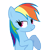 Size: 6000x5991 | Tagged: safe, artist:aeroytechyon-x, rainbow dash, pegasus, pony, absurd resolution, simple background, solo, transparent background, vector