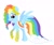 Size: 894x750 | Tagged: safe, artist:theodrixx, rainbow dash, pegasus, pony, clothes, dress, gala dress, solo